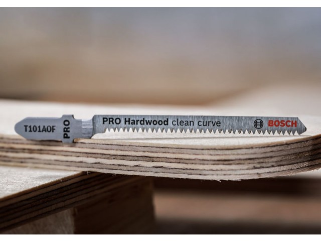 Krivuljni list Bosch za vbodno žago PRO Hardwood clean curve T101AOF 83 mm, 2608636225